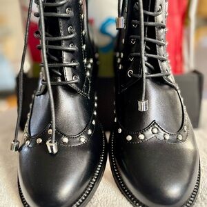 Studded Combat Moto Boots size 13!